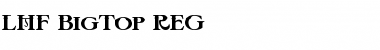 LHF BigTop REG Regular Font
