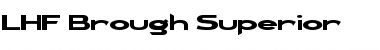 LHF Brough Superior Font