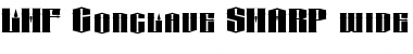 LHF Conclave SHARP wide Font