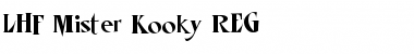 LHF Mister Kooky REG Regular Font