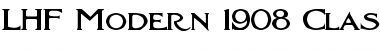 LHF Modern 1908 Font