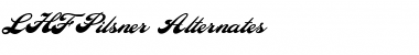 LHF Pilsner Regular Font