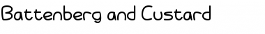 Battenberg and Custard Regular Font