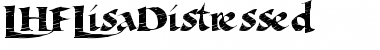 LHFLisaDistressed Medium Font