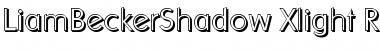 LiamBeckerShadow-Xlight Regular Font