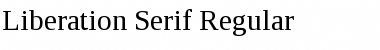Liberation Serif Regular