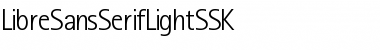 LibreSansSerifLightSSK Regular Font