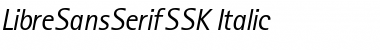 LibreSansSerifSSK Font