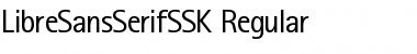 LibreSansSerifSSK Regular Font