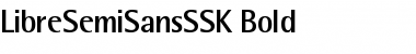 LibreSemiSansSSK Bold Font
