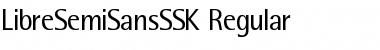 LibreSemiSansSSK Font