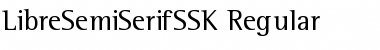 LibreSemiSerifSSK Font