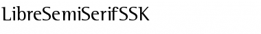 LibreSemiSerifSSK Regular Font
