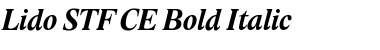 Lido STF CE Bold Italic Font