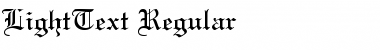 LightText Regular Font