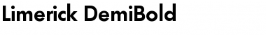 Limerick-DemiBold Font