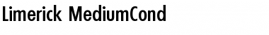 Limerick-MediumCond Regular Font