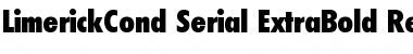 LimerickCond-Serial-ExtraBold Regular Font