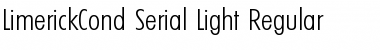 LimerickCond-Serial-Light Font