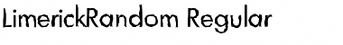 LimerickRandom Regular Font