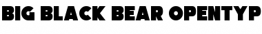 Big Black Bear Font