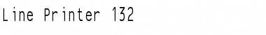 Line Printer 132 Regular Font