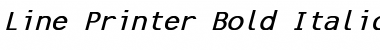 Line Printer Font