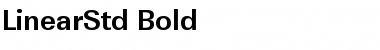 LinearStd Bold Font