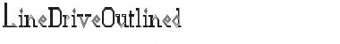 LineDriveOutlined Regular Font