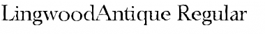 LingwoodAntique Font