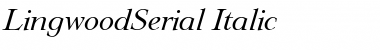 LingwoodSerial Italic