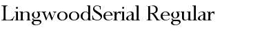 LingwoodSerial Regular Font