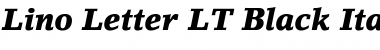 LinoLetter LT Medium Bold Italic Font