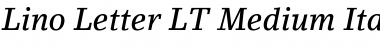 LinoLetter LT Medium Font