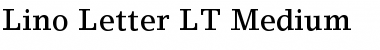 LinoLetter LT Medium Font