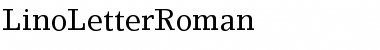 LinoLetterRoman Font