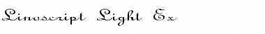 Linoscript-Light Ex Font