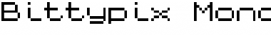 Bittypix Monospace Regular Font