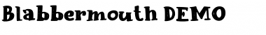 Blabbermouth DEMO Font