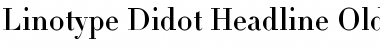 Linotype Didot Font