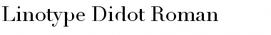 Linotype Didot Regular Font