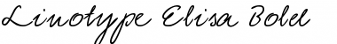 LTElisa Bold Regular Font