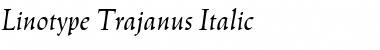 LinotypeTrajanus Italic