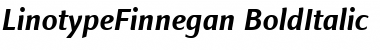 LTFinnegan Regular Bold Italic Font