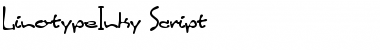 LTInky Script Script Font