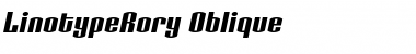 LTRory Oblique Regular Font
