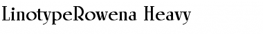 LTRowena Regular Heavy Font