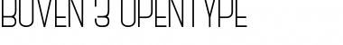 BOVEN 3 Regular Font