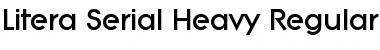 Litera-Serial-Heavy Font