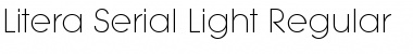 Litera-Serial-Light Regular